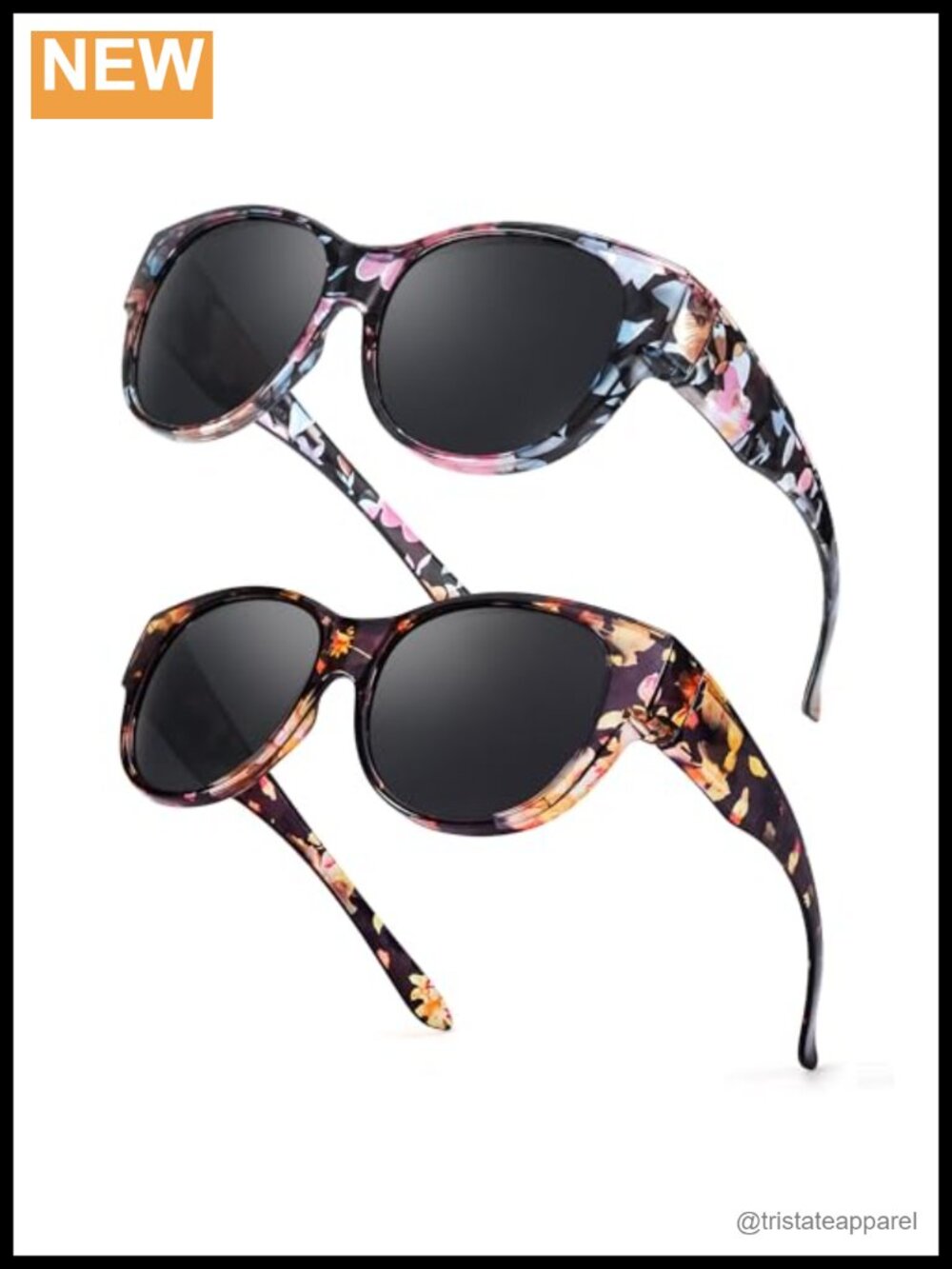 Polarized Fit Over Glasses Sunglasses - women's UV400, lightweight